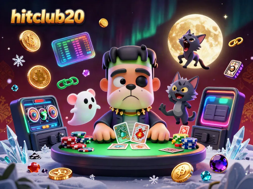 Experience thrilling gameplay at hitclub20 with dynamic characters at a vibrant casino table.