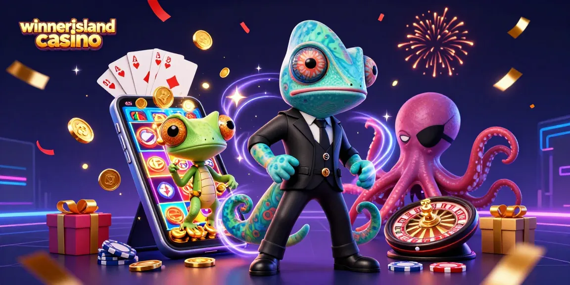 Experience thrill and excitement at winnerislandcasino with colorful slot games and vibrant characters!