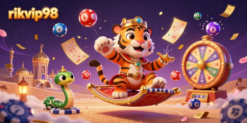 Engage in vibrant lottery gameplay at rikvip98 with exciting dynamic elements and colorful visuals.